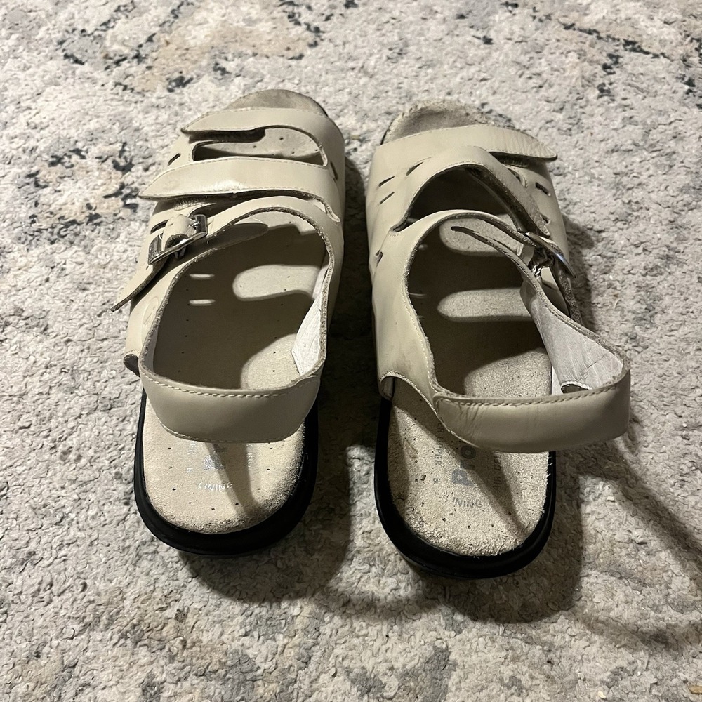 Propet "Breeze Walker" W0001 Women's Sport Sandal‎ Beige Nubuck Suede Size 8.5 W - Picture 3 of 5
